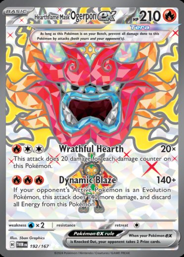 Hearthflame Mask Ogerpon ex - 192/167