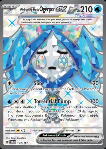 Wellspring Mask Ogerpon ex - 194/167