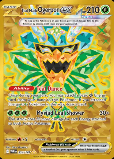 Teal Mask Ogerpon ex - 221/167