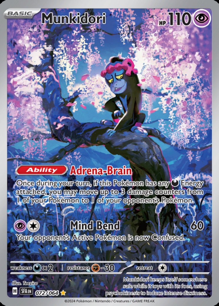 Munkidori ex - 083/064 - Shrouded Fable - Pokemon Card Prices & Trends Munkidori ex - 083/064 - Shrouded Fable - Pokemon Card Prices & Trends