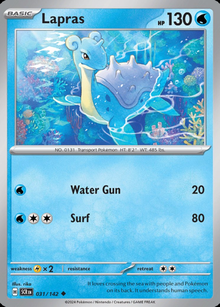 Lapras - Stellar Crown - Pokemon Card Prices & Trends