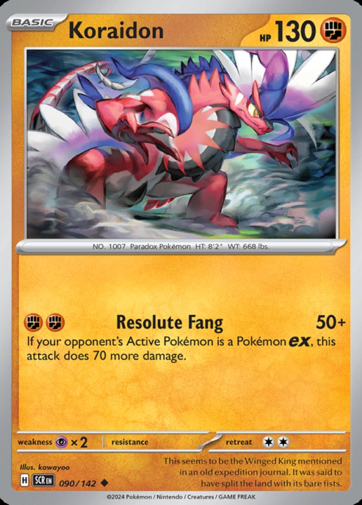 Koraidon ex - 254/198 - Scarlet & Violet Base Set - Pokemon Card Prices &  Trends