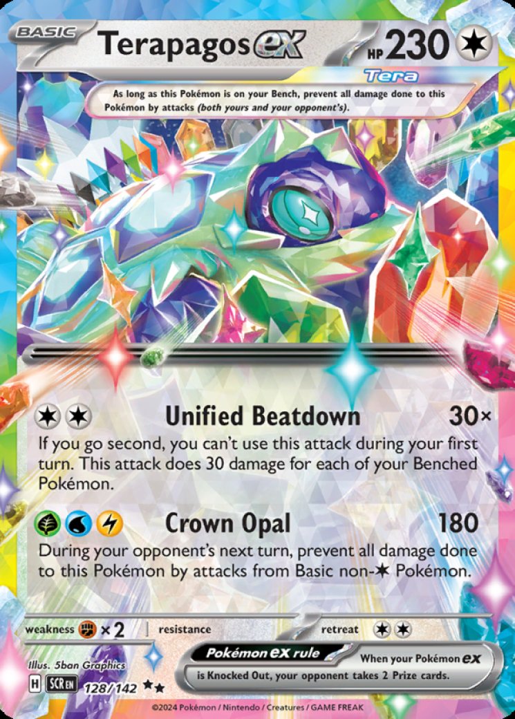 pokemon terapagos ex ultra premium collection card list price - 165 - Full Art 4 Pokemon Terapagos ex Ultra Premium Boxes per Case 1 Foil Promo Card Featuring Terapagos ex per Box 1 Foil Promo Card Featuring Lapras ex per Box 1 Foil Promo Card Featuring Cinderace ex per Box 8 Foil Basic Energy Cards per Box 1 Magnetic 3 Terapagos EX Terapagos EX Ultra-Premium