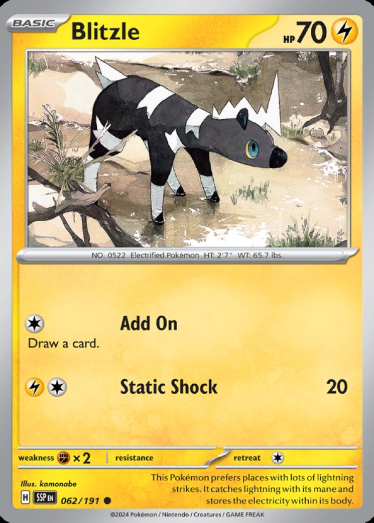 Blitzle - Pokemon Card Prices & Trends