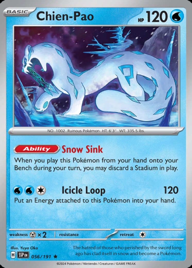 chien pao pokemon card price Chien-Pao ex - 061/193 61
