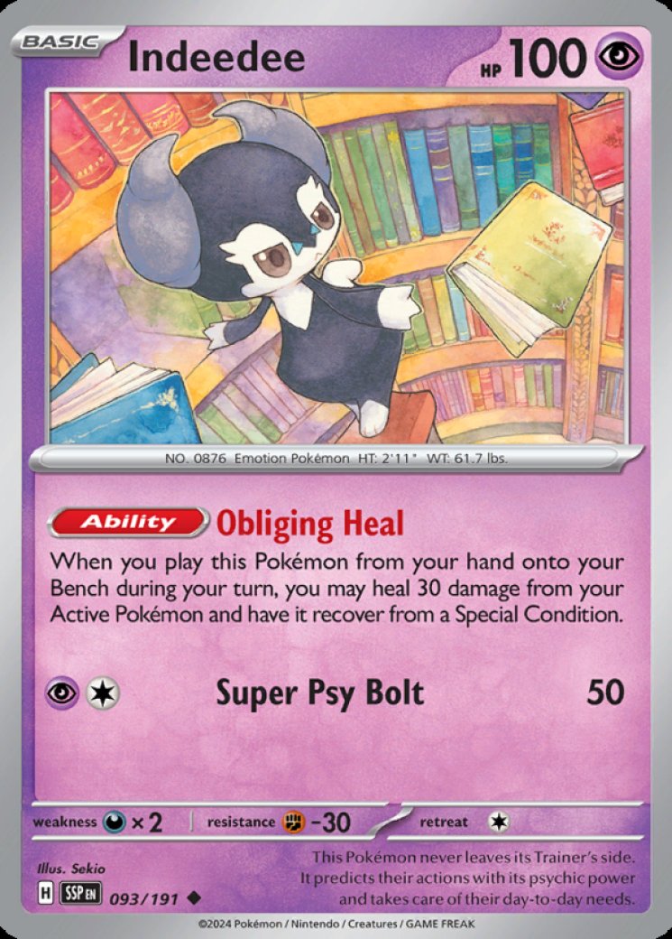 Indeedee - Pokemon Card Prices & Trends