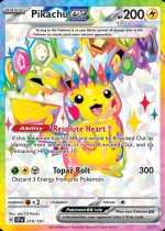 pokemon cards pikachu ex mega Card Pikachu ex Holo Pokmon WCS23 001/030