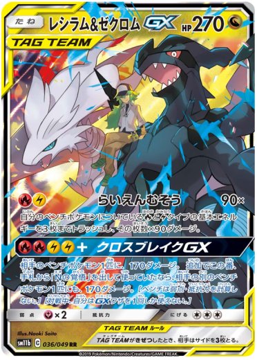 Reshiram & Zekrom GX - 036/049