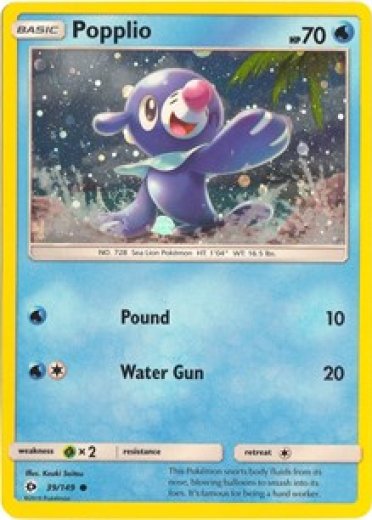 Popplio - 39/149 (Cosmos Holo)