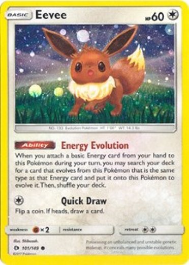 Eevee - 101/149 (Cosmos Holo)