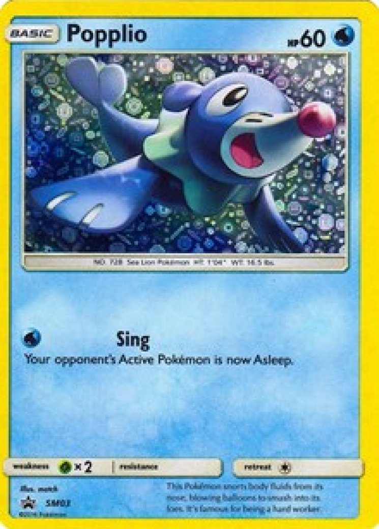 pokemon popplio card value Pokemon Popplio Non Holo Abyss Eye M5 017/081 Japanese Single Card —  Japan2UK main image 1