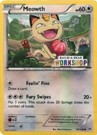 Meowth - 67/108 (Build-A-Bear Workshop Exclusive)