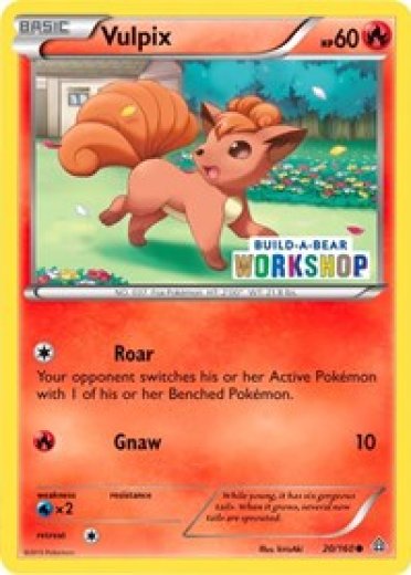 Vulpix - 20/160 (Build-A-Bear Workshop Exclusive)