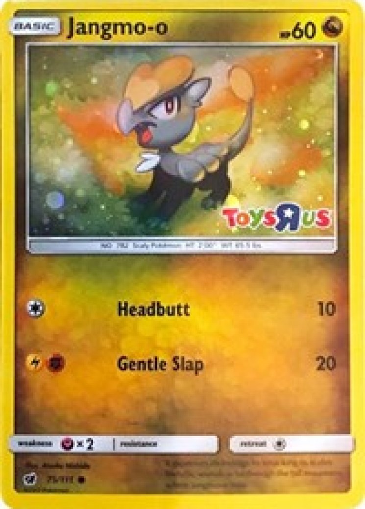 Jangmo-o - 75/111 (Toys R Us Promo) - Miscellaneous Cards & Products - Pokemon  Card Prices & Trends