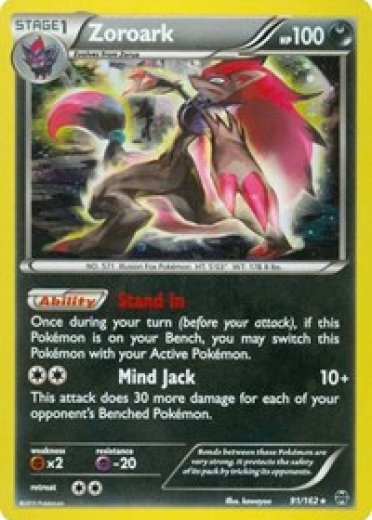 Zoroark - 91/162 (Cosmos Holo)