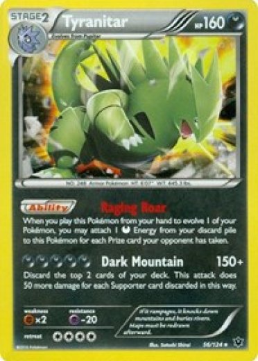 Tyranitar - 56/124 (Cosmos Holo)
