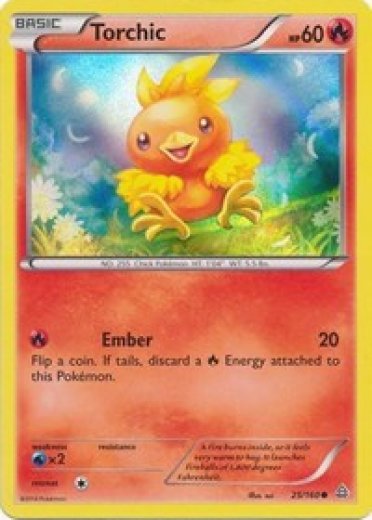 Torchic - 25/160 (Sheen Holo)
