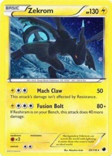 Zekrom - 39/116 (Cosmos Holo)