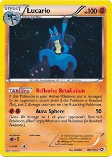 Lucario - 80/113 (Cosmos Holo)
