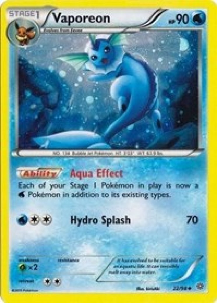 vaporeon holographic card value Vaporeon - 22/98 (Cosmos Holo) 22/182 Price 2026