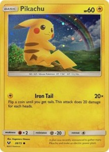 how much is a basic holographic pikachu card worth Pikachu - 28/73 (Cosmos Holo) 28/182 Price 2026