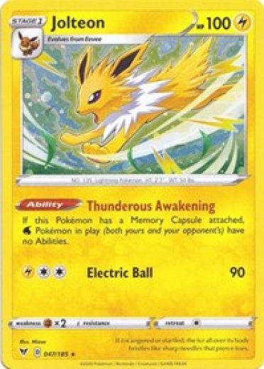 Jolteon - 047/185 (Cosmos Holo)