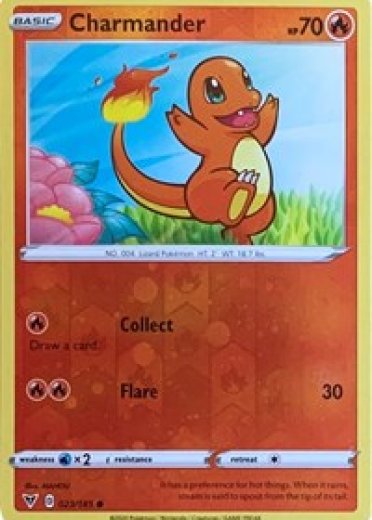Charmander - 023/185 (Reverse Cosmos Holo)