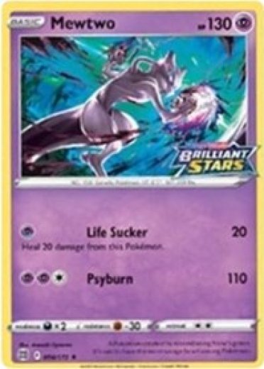 Mewtwo - 056/172 (Brilliant Stars Stamped)