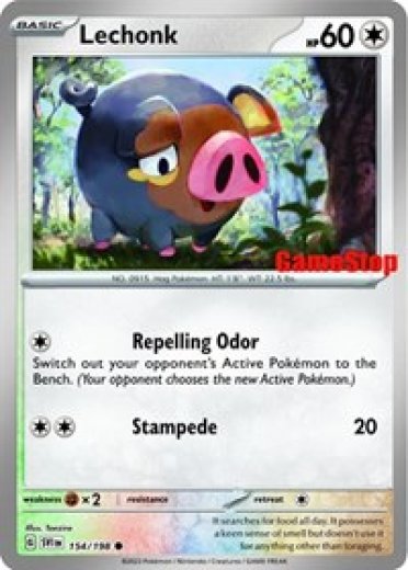 Lechonk - 154/198 (GameStop Promo)
