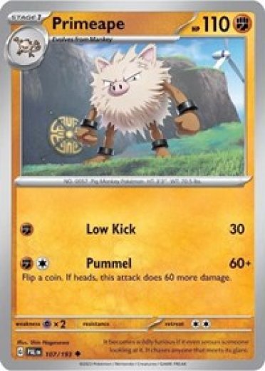 Primeape - 107/193 (Cosmos Holo)