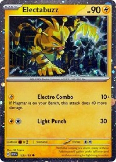 Electabuzz - 125/165 (Cosmos Holo)
