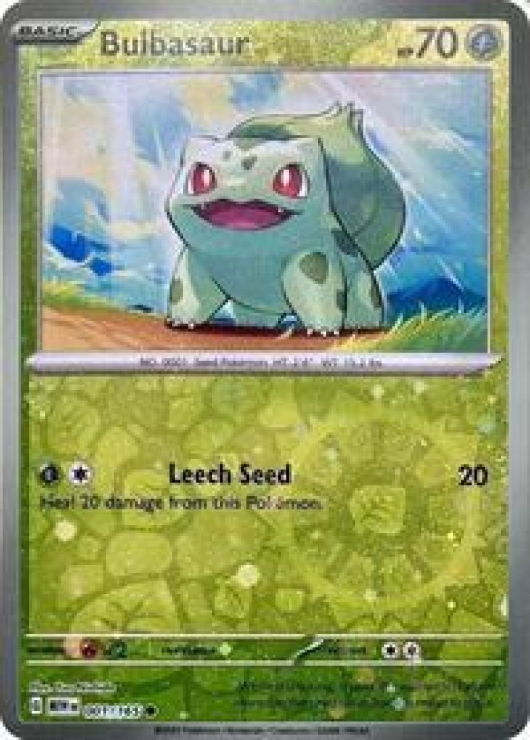 Bulbasaur - 001/165 (Reverse Cosmos Holo) (Costco Exclusive) - Miscellaneous Cards & Products - Pokemon Card Prices & Trends Bulbasaur - 001/165 (Reverse Cosmos Holo) (Costco Exclusive) - Miscellaneous Cards & Products - Pokemon Card Prices & Trends