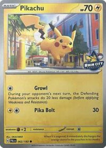 Pikachu (Rain City Showcase)