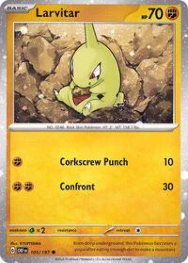 Larvitar - 105/197 (Cosmos Holo)