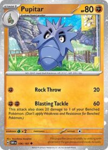 Pupitar - 106/197 (Cosmos Holo)