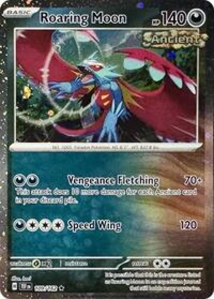 pokemon card roaring moon price ex SAR Prismatic Evolutions | Extended Art Display for art SIR cards for their complex How Rare Is The Roaring