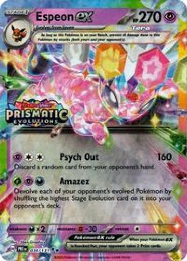 Espeon ex - 034/131 (Prismatic Evolutions Stamp)
