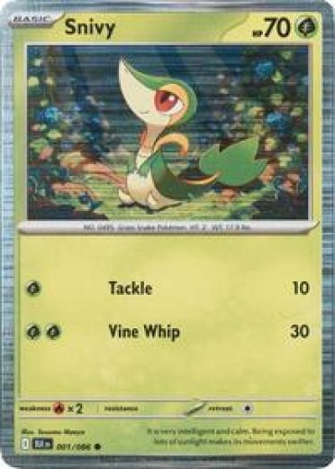 Snivy - 001/086 (Unova Poster Collection)