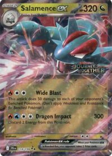 Salamence ex - 114/159 (Journey Together Stamped)