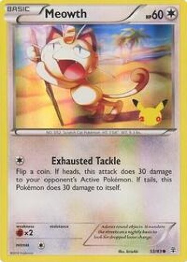 Meowth - 53/83 (20th Anniversary)