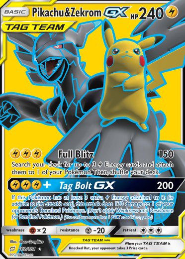 Pikachu & Zekrom GX (Full Art)