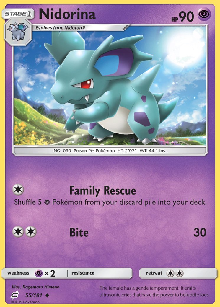 pokemon nidoran card value M - SV: Scarlet & Violet 151 [REVERSE HOLO] Grass Grass Fury Swipes (10) Flip 3 coins Pokemon HeartGold & Soulsilver Triumphant