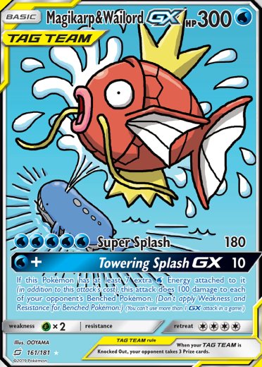 Magikarp & Wailord GX (Alternate Full Art)