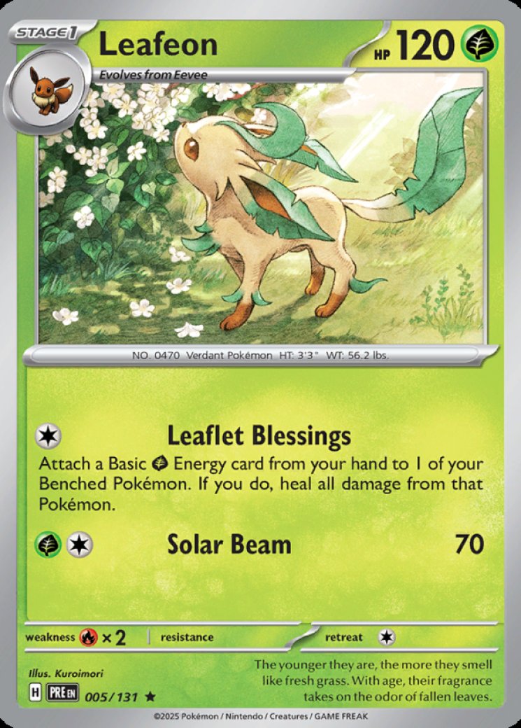 leafeon v pokemon card value this Pokemon takes 30 less damage from attacks (after applying Weakness and Resistance). Leafeon V 007/203 Evolving Skies