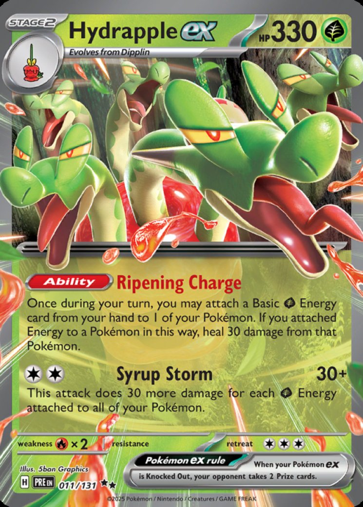 156 142 pokemon card Hydrapple ex (156/142) (SCR) – Poke Gems MTL main image 0