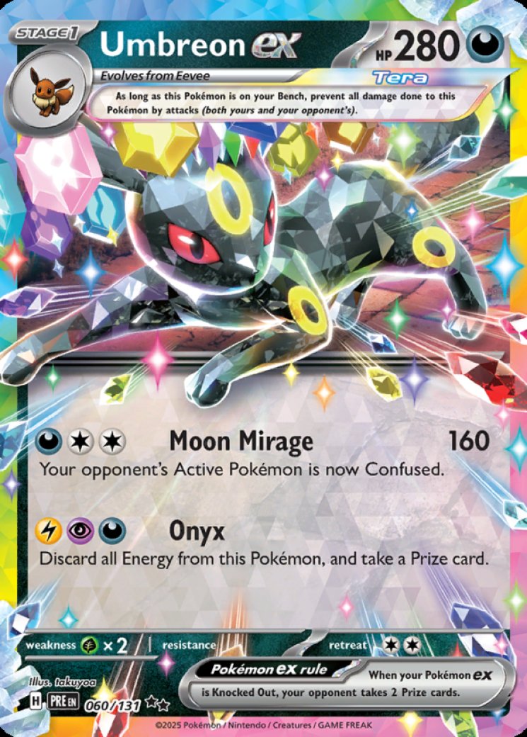 Umbreon ex - 060/131 Price 2026 | Prismatic Evolutions