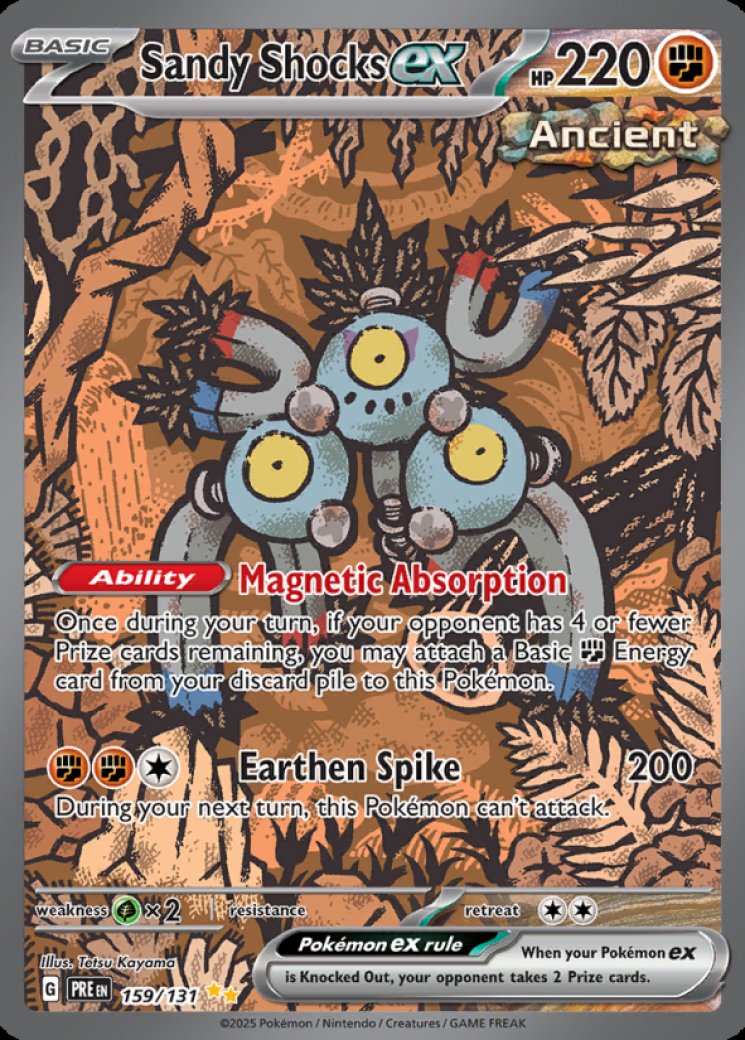 Sandy Shocks ex - 159/131 Price 2026 | Prismatic Evolutions
