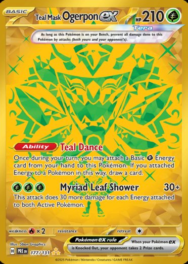 Teal Mask Ogerpon ex - 177/131