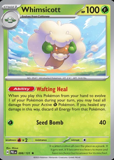Whimsicott (Poke Ball Pattern)