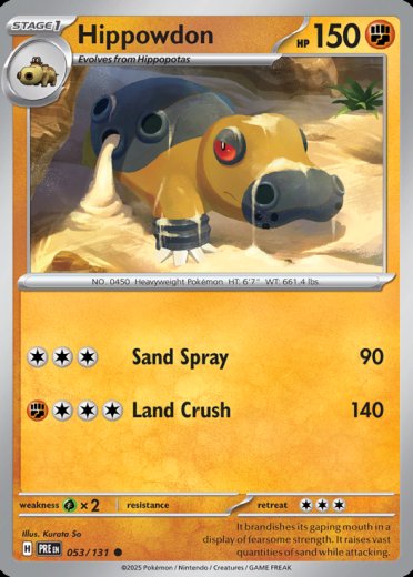 Hippowdon (Poke Ball Pattern)